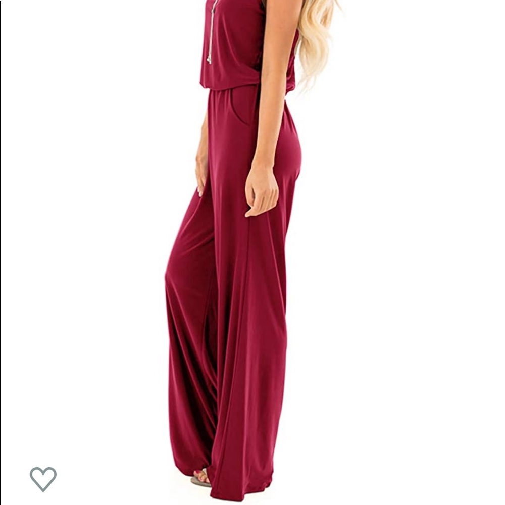 Casual sleeveless spaghetti strap jumpsuit romper